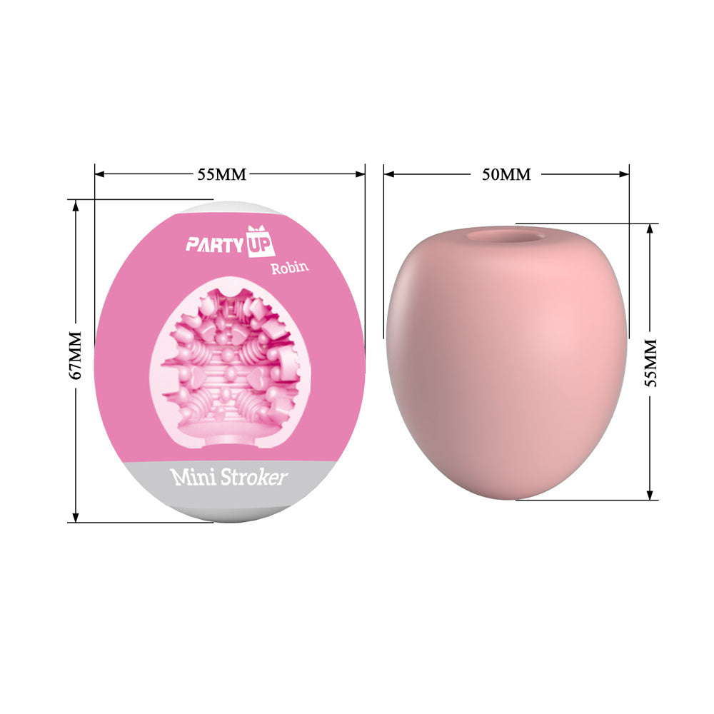 Party Up ROBIN Mini Stroker - Pink Mini Stroker